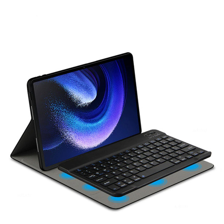 Puzdro na Lenovo Tab P12 TB-370, čierne - ochranné so stojanom, prístup k portom a tlačidlám