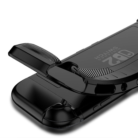 Etui do Nintendo Switch 2 2025 Lekkie do grania poprawia chwyt, czarne - ochronne z podstawką