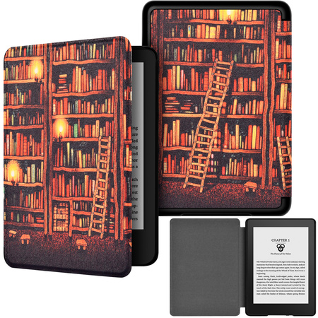 Kindle Paperwhite 6/ Colorsoft/ Signature Edition- Library graphic case