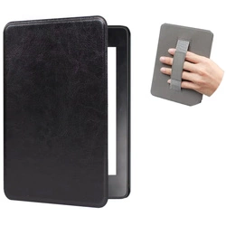 Leather Handle Kindle Paperwhite 6/ Colorsoft/ Signature Edition case - Black
