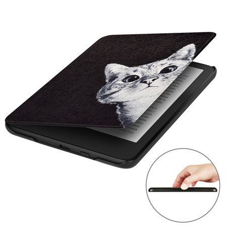 Etui Graphic Kindle Paperwhite 6/ Colorsoft/ Signature Edition - White Cat