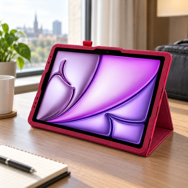 Etui z klapką do Apple iPad Air 11 M4 M3 M2 2026/ 25/ 24 gen. 8/ 7/ 6 - różowe