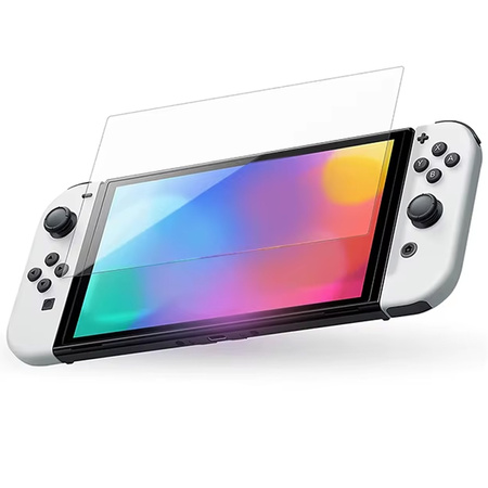 Szkło hartowane do Nintendo Switch OLED ochronne szybka 9H na ekran zestaw