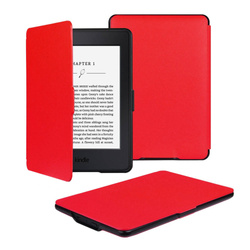 Strap Case red for Kindle Paperwhite 1 2 3 magnetic closure protect and put to sleep