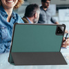 Puzdro Smart na Xiaomi Pad 7 / Pad 7 Pro 11.2 s klapkou / Xiaomi Pad 7 Pro, zelené - ochranné so stojanom