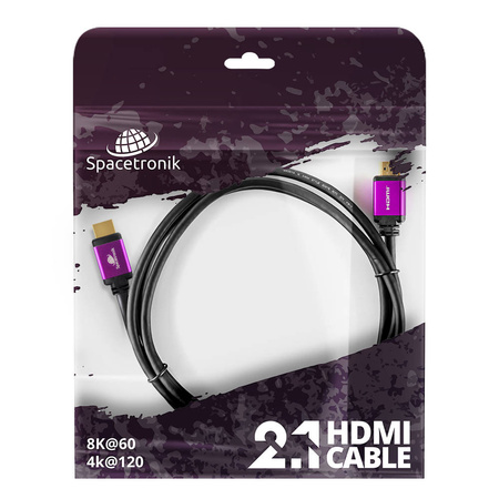 Certyfikowany Kabel HDMI 2.1 Spacetronik SH-SPR 3m