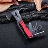 Multitool 17w1 Narzędzie wielofunkcyjne survival składany scyzoryk nóż piła, czerwony