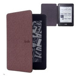 Etui Slim Case do Amazon Kindle Paperwhite 4, brązowe - ochronne z podstawką, dostęp do portów i przycisków