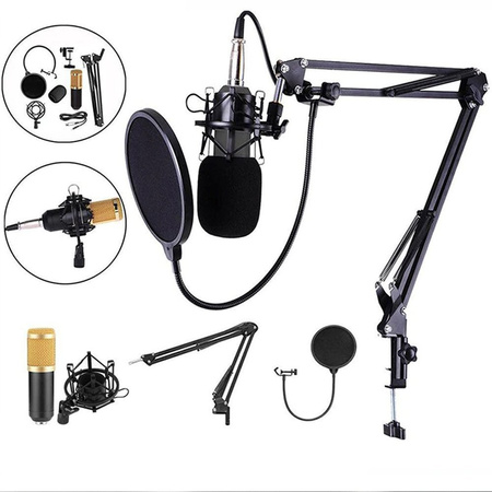 Sodial V8x Pro KIT studio microphone with mixer Bluetooth sound card for karaoke and streaming