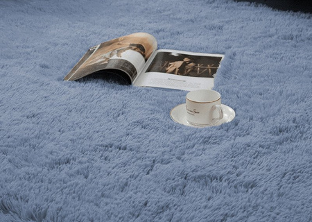 Shaggy Strado room carpet 300x400 SilverFur (Light gray)