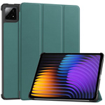 Puzdro Smart na Xiaomi Pad 7 / Pad 7 Pro 11.2 s klapkou / Xiaomi Pad 7 Pro, zelené - ochranné so stojanom