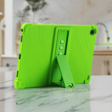 Puzdro Armor na Lenovo Tab 10.1 2025 / XU, zelené - ochranné so stojanom