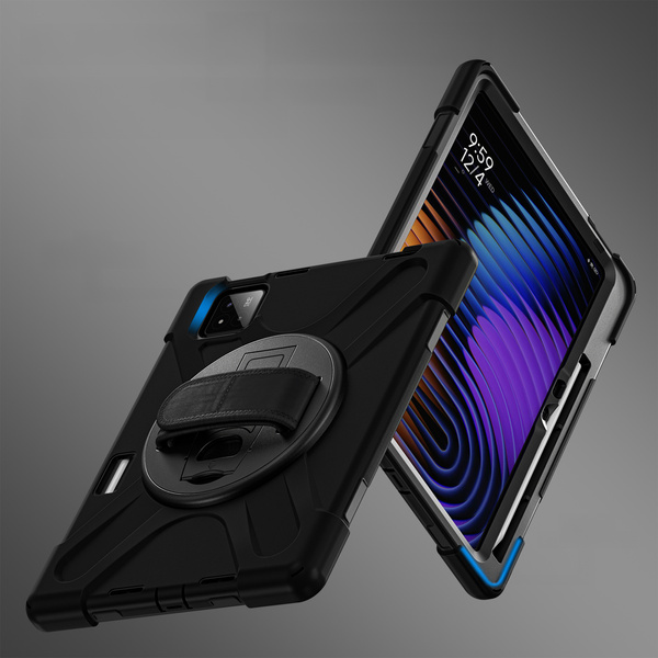 Etui pancerne Armor do Xiaomi Pad 7 / 7 PRO / Pad 8 / 8 PRO / Pad 9 z uchwytem - czarne