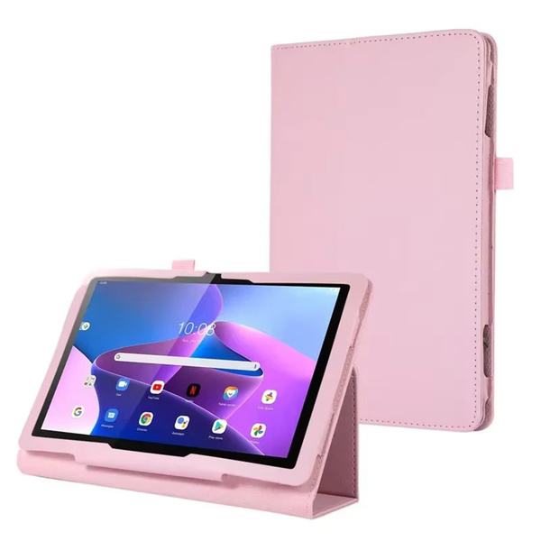 Etui do Lenovo Tab 10.1 2025 TB311FU TB311XU ZAEH0040PL z klapką - różowe