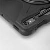 Puzdro Armor s držiakom na Galaxy Tab S9 / S10 FE / Galaxy Tab X716B / Galaxy Tab X510, čierne - ochranné so stojanom