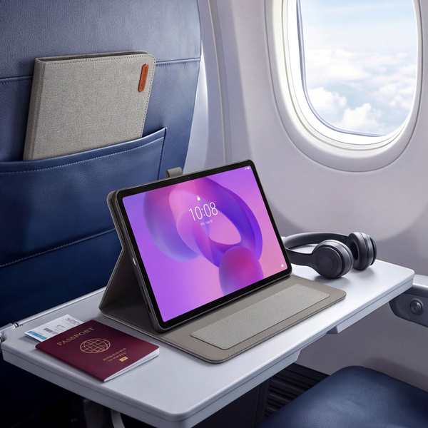 Etui z klapką do Lenovo Idea Tab 11" TB336FU TB336ZU ZAFR0378PL - szare