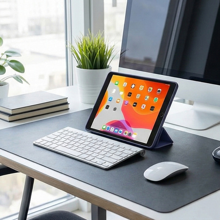 Puzdro Smart na iPad 10.9 2022 Gen. 10 / iPad 11 2025 A16 Gen. 11 s klapkou, tmavomodré - ochranné so stojanom