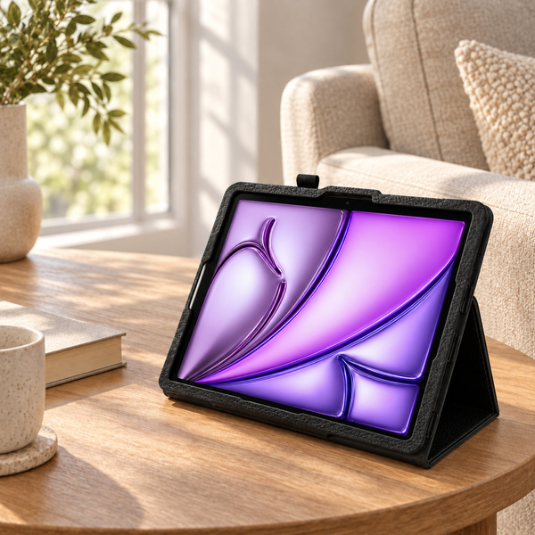 Etui z klapką do Apple iPad Air 11 M4 M3 M2 2026/ 25/ 24 gen. 8/ 7/ 6 - czarne