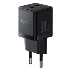 Nabíjačka sieťová Baseus Palm 30W USB-C USB-A, čierna