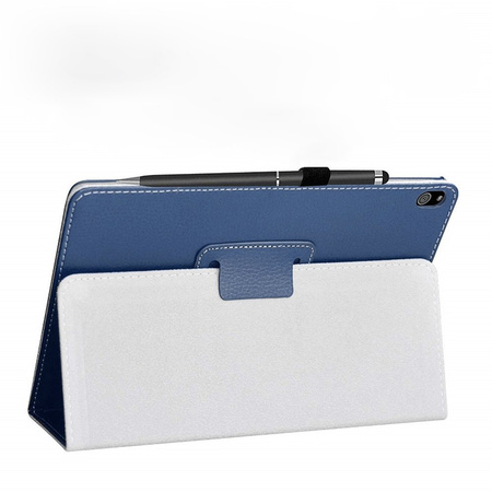 Etui case Slim do Lenovo Tab M10 10.1 TB F / Tab M10 X605, czarne - ochronne z podstawką