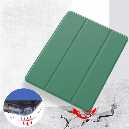 Puzdro Smart na Lenovo Idea Tab Pro / Pro MT 2025, zelené - ochranné so stojanom, prístup k portom a tlačidlám