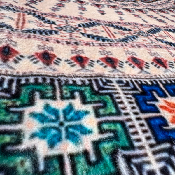 Dywan do salonu 140x200 nowoczesny NOVO Orientalny antypoślizgowy miękki