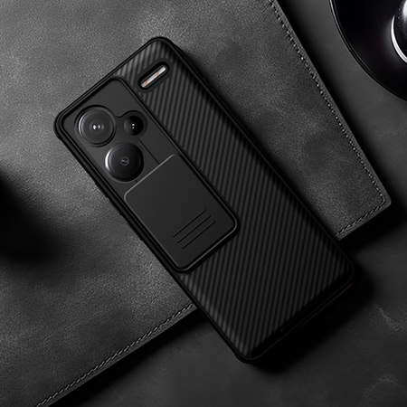 Puzdro Nillkin CamShield Pro na Redmi Note 13 Pro Plus 5G / Note 13 Pro, modré - ochranné so stojanom