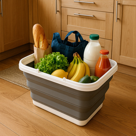 Strado Silicone folding shopping basket SSB2