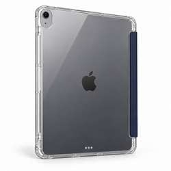 Etui Hard Crystal do Apple iPad Air 13 M4 M3 M2 2026/ 25/ 24 gen 8/ 7 z klapką - granatowe