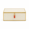 Szkatułka na biżuterię 18x13x7 cm 4ASS CLR Beige