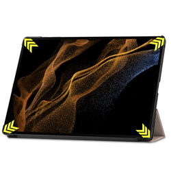 Smart pencil TPU case for Samsung Galaxy Tab S10 Ultra (Glow Gold)