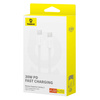 Kábel Baseus Superior Series ll USB-C 30W 480Mb / s 1m, biely