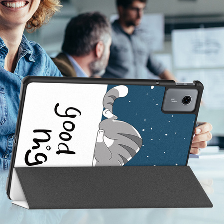 Puzdro grafické na Lenovo Idea Tab 11 s klapkou - ochranné so stojanom