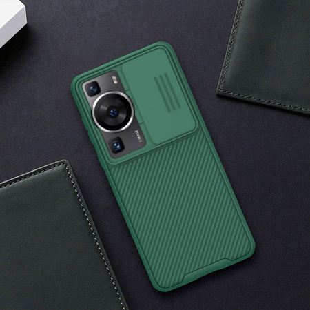 Puzdro Nillkin CamShield Pro na Huawei Honor Magic 5 Pro, modré - ochranné so stojanom