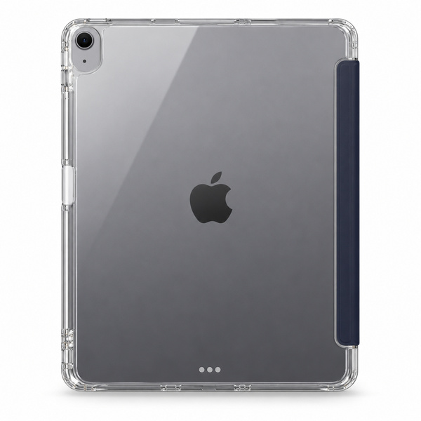 Etui Hard Crystal do Apple iPad Air 13 M4 M3 M2 2026/ 25/ 24 gen 8/ 7 z klapką - granatowe