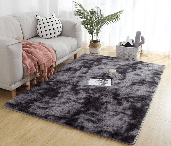 Ombre Shaggy Strado Carpet 140x190 OmbreGrey (Dark Gray)