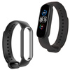 Remienok silikónový na Xiaomi Mi Band 7, čierny - vymeniteľný, pohodlný na každý deň