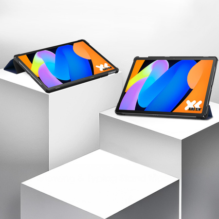 Etui Smart do Lenovo Idea Tab 11 2025 z klapką, granatowe - ochronne z podstawką