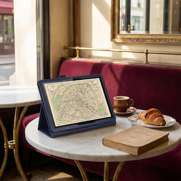 Etui do Lenovo Tab 10.1 2025 TB311FU TB311XU ZAEH0040PL z klapką - granatowe