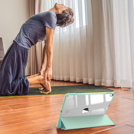 Etui GRAFICZNE do Apple iPad 10.9 2022 Gen 10 / 11 2025 A16 Gen 11 z klapką, zielone