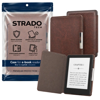 Puzdro Smart koža na Kindle Paperwhite 1 2 3, hnedé - ochranné so stojanom, prístup k portom a tlačidlám