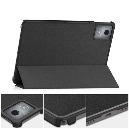 Puzdro Smart s klapkou na Lenovo Tab K11 Plus 11.45 / Lenovo K11 Plus, čierne - ochranné so stojanom