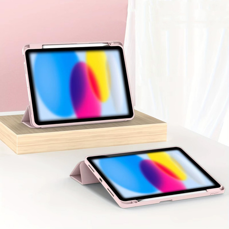 Etui SMART PENCIL do APPLE IPAD 10.9" 10 GEN 2022 IPAD 11" A16 11 GEN 2025, różowe
