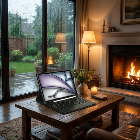 Etui i KLAWIATURA touchpad do iPad Air 11 M3 2025, Air 11 M2 2024 GEN 7, 6