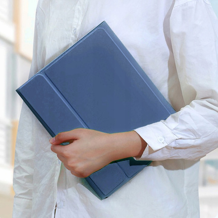 Etui z klawiaturą Bluetooth touchpad pokrowiec do Lenovo Tab M11 TB330FU, fioletowe