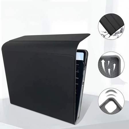 Puzdro s klávesnicou na Xiaomi Pad 7 / Pad 7 Pro 11.2 na stylus / Xiaomi Pad 7 Pro, čierne - ochranné so stojanom