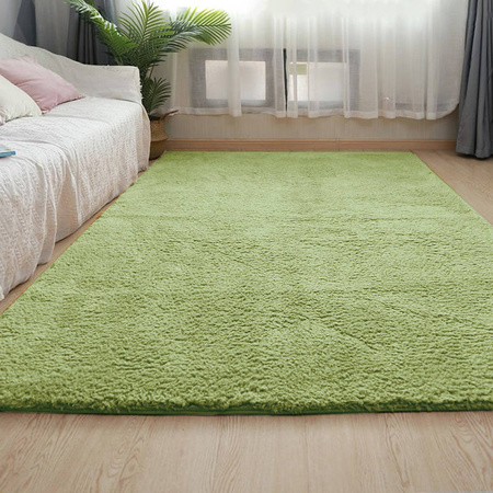 Dywan Alpaca 120x170 cm, zielony - miękki do salonu i sypialni