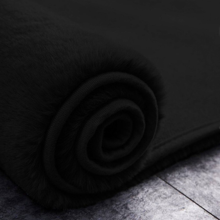 Rabbit Strado room rug 200x250 Black (Black)