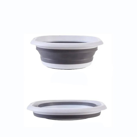 Silicone bowl collapsible universal container - L 36x26x14,8 cm