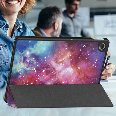 Puzdro grafické na Lenovo Tab 10.1 2025 s klapkou - ochranné so stojanom
